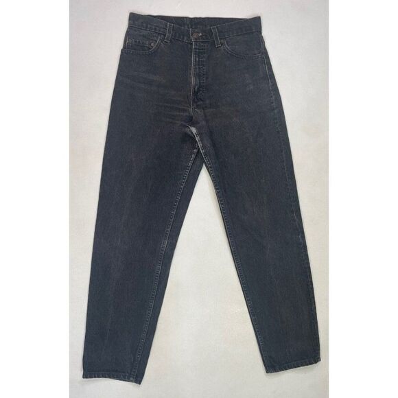 VINTAGE Levi's 550 Denim Jeans Men Size 29 X 29 Black Tag Size 30 x 30 USA 90s - Picture 1 of 12